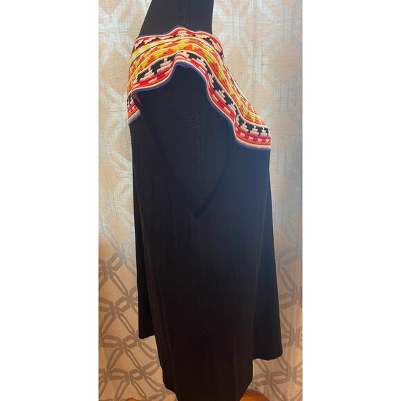 Soft Surroundings Black Multi Tunic Style Sleeveless Shirt Size 1X - Picture 4 of 7